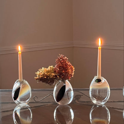 EBONY IVORY Candlestick